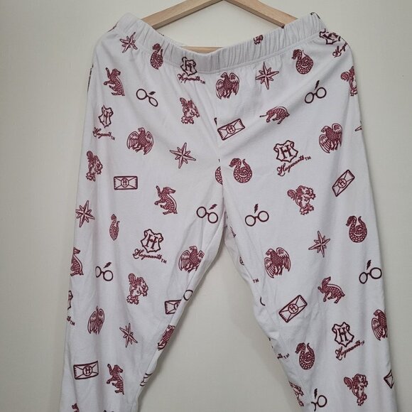 Harry Potter Pajama Sleepwear Set 2pc Warner Bros. Wizarding World Hogwarts M - Picture 4 of 10